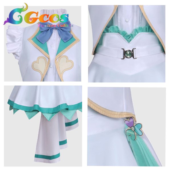 画像4: プロジェクトセカイ カラフルステージ! feat. 初音ミク 日野森雫 劇場版プロジェクトセカイ 壊れたセカイと歌えないミク コスプレ衣装 (4)