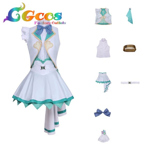 画像5: プロジェクトセカイ カラフルステージ! feat. 初音ミク 日野森雫 劇場版プロジェクトセカイ 壊れたセカイと歌えないミク コスプレ衣装 (5)