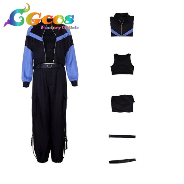 画像2: プロジェクトセカイ カラフルステージ! feat. 初音ミク 朝比奈まふゆ ZOZOコラボ コスプレ衣装 (2)