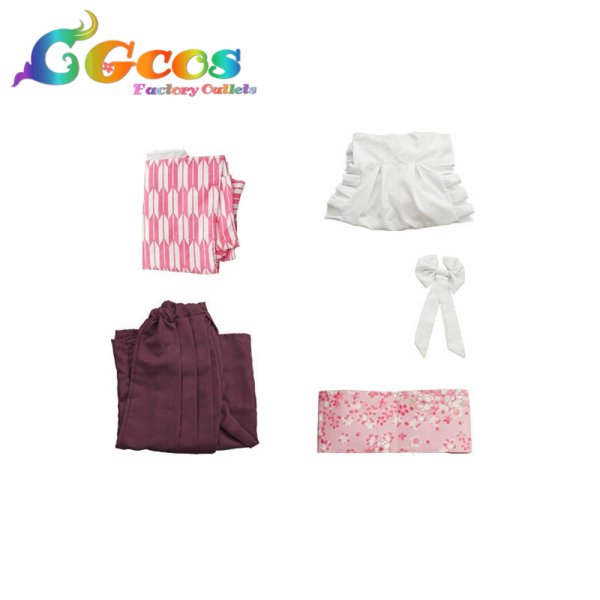 画像4: ぼっち・ざ・ろっく!　後藤ひとり　神明の少女　和メイド　コスプレ衣装 (4)