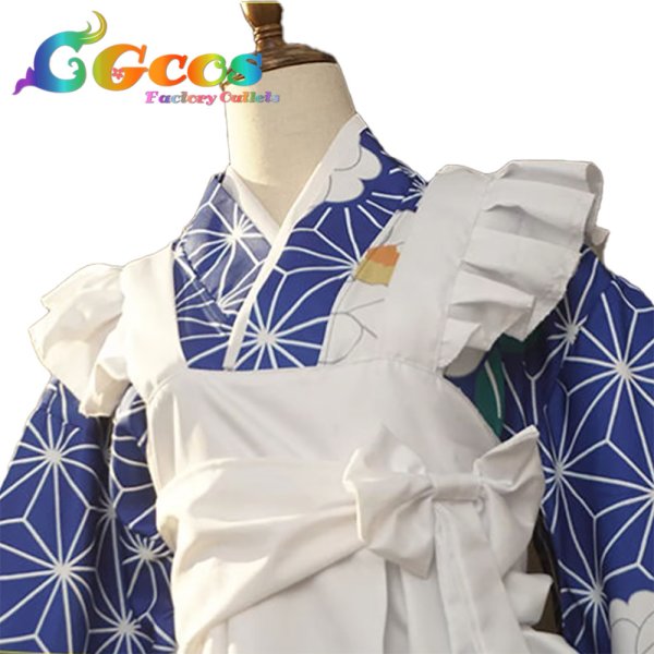 画像3: ぼっち・ざ・ろっく!　山田リョウ　神明の少女　和メイド　コスプレ衣装 (3)