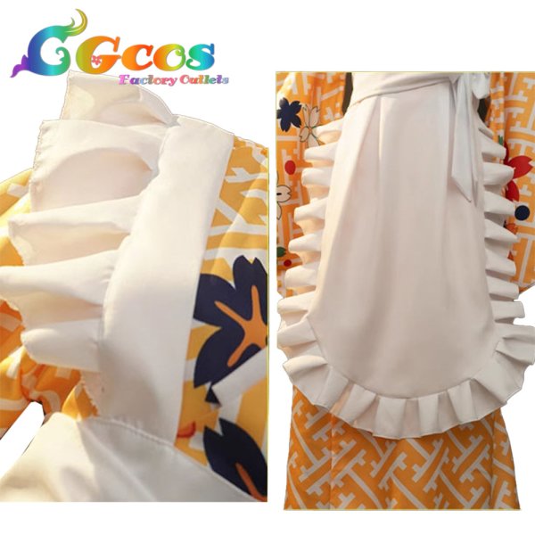 画像2: ぼっち・ざ・ろっく!　伊地知虹夏　神明の少女　和メイド　コスプレ衣装 (2)