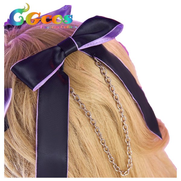 画像9: 原神(げんしん)　フィッシュル（Fischl）　原神カフェ in ソウル　コスプレ衣装 (9)