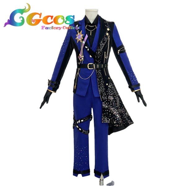 画像1: プロジェクトセカイ×あんさんぶるスターズ！！コラボ　KAITO　東雲彰人　鏡音レン　瀬名泉　漣ジュン　逆先夏目　青柳冬弥　神代類　守沢千秋　天馬司　コスプレ衣装 (1)