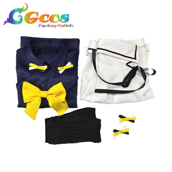 画像4: ブルーアーカイブ　阿慈谷ヒフミ　コラボカフェ　コスプレ衣装 (4)