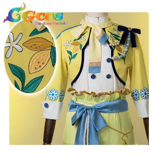 画像11: あんさんぶるスターズ！　SunnyTrip Summer　天城一彩　白鳥藍良　礼瀬マヨイ　風早巽　コスプレ衣装 (11)