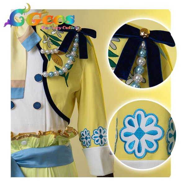 画像14: あんさんぶるスターズ！　SunnyTrip Summer　天城一彩　白鳥藍良　礼瀬マヨイ　風早巽　コスプレ衣装 (14)