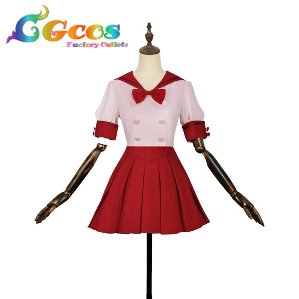 画像1: マーメイドメロディー ぴちぴちピッチ　七海るちあ　夏制服　コスプレ衣装 (1)