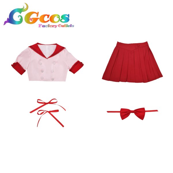 画像4: マーメイドメロディー ぴちぴちピッチ　七海るちあ　夏制服　コスプレ衣装 (4)