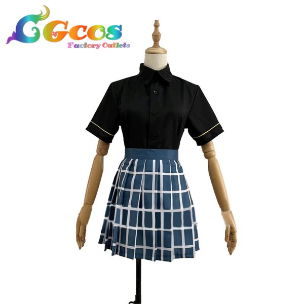 画像4: ラブライブ！虹ヶ咲学園スクールアイドル同好会　鐘嵐珠　夏服　コスプレ衣装 (4)