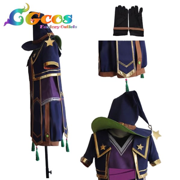 画像4: あんさんぶるスターズ！　春川宙　ハロウィンウィッチ　コスプレ衣装 (4)