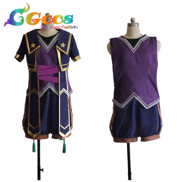 画像5: あんさんぶるスターズ！　春川宙　ハロウィンウィッチ　コスプレ衣装 (5)