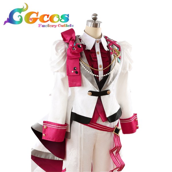 画像2: あんさんぶるスターズ! 溶けた心*思い出のスノーホワイト 冴霧笑主 花群冬芽 名都神無 宝丈萊香 コスプレ衣装 (2)