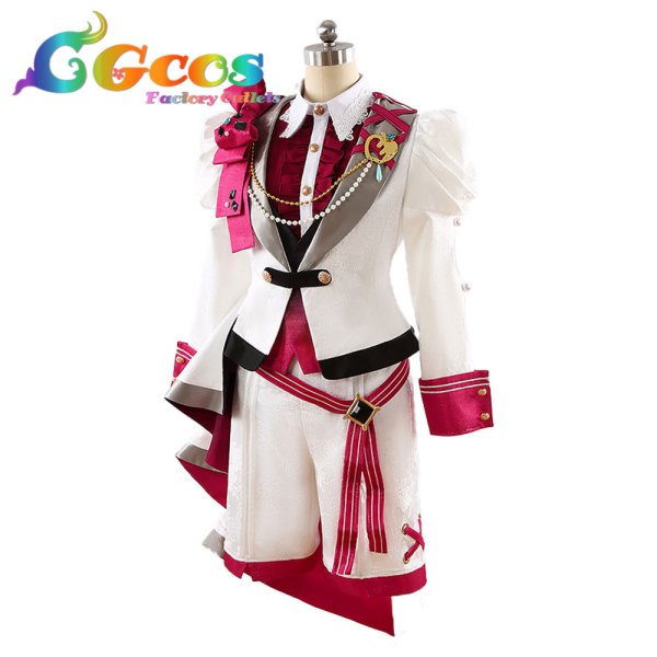 画像3: あんさんぶるスターズ! 溶けた心*思い出のスノーホワイト 冴霧笑主 花群冬芽 名都神無 宝丈萊香 コスプレ衣装 (3)