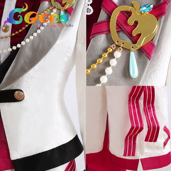 画像5: あんさんぶるスターズ! 溶けた心*思い出のスノーホワイト 冴霧笑主 花群冬芽 名都神無 宝丈萊香 コスプレ衣装 (5)