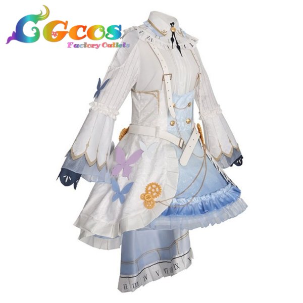 画像2: プロジェクトセカイ カラフルステージ! feat. 初音ミク 宵崎奏 3周年 未来へ導く蝶 コスプレ衣装 (2)