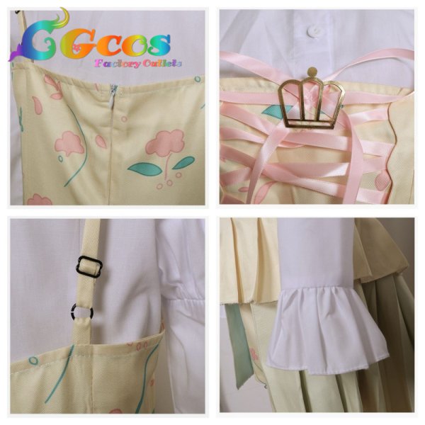 画像5: プロジェクトセカイ カラフルステージ! feat. 初音ミク 鳳えむ 4th Anniversary 感謝祭 コスプレ衣装 (5)