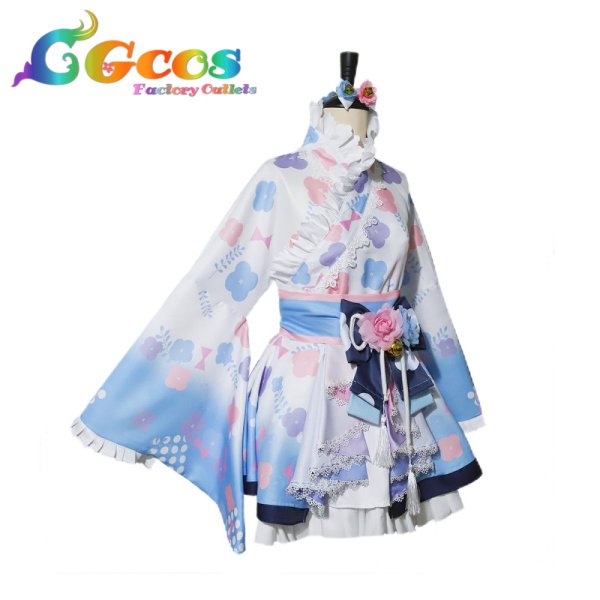 画像2: バーチャルYouTuber　VTuber　天宮こころ　和服　コスプレ衣装 (2)