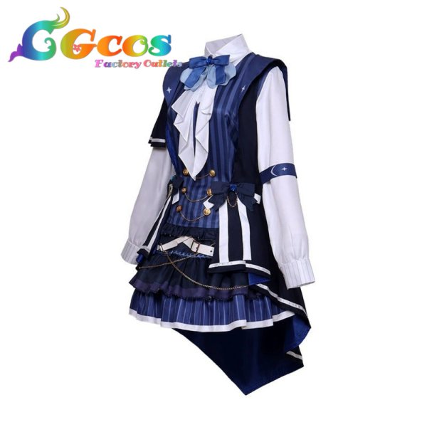 画像3: バーチャルYouTuber VTuber 東雪蓮 3周年記念 コスプレ衣装 (3)