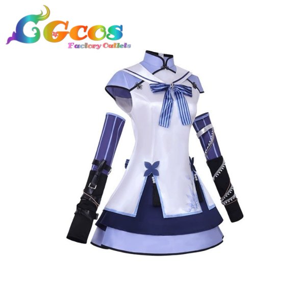 画像2: バーチャルYouTuber VTuber 東雪蓮 初期衣装 コスプレ衣装 (2)