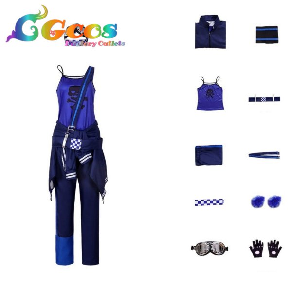 画像10: VOCALOID　鏡音リン（バーニングストーン）　鏡音レン（ライトニングストーン）　コスプレ衣装 (10)