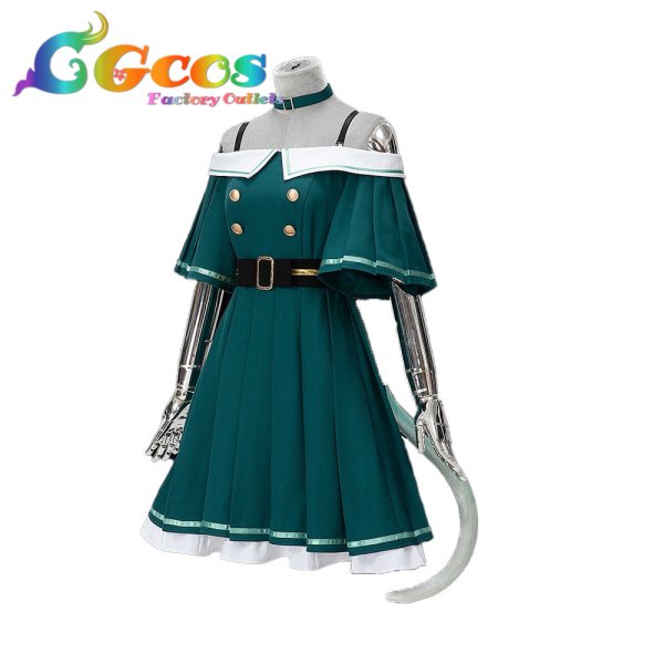 画像2: プロジェクトセカイ カラフルステージ! feat. 初音ミク 草薙寧々 嗚呼、素晴らしきニャン生 コスプレ衣装 (2)