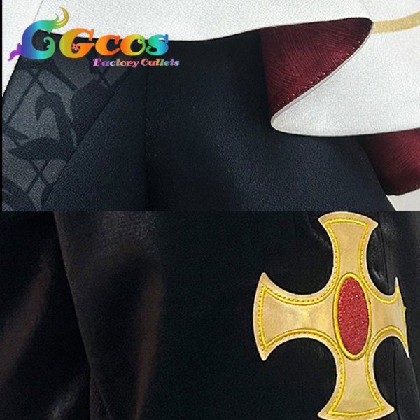 画像7: あんさんぶるスターズ! 仙石忍 真白友也 朱桜司 ユメ 堕天使の晩餐会衣装 コスプレ衣装 (7)