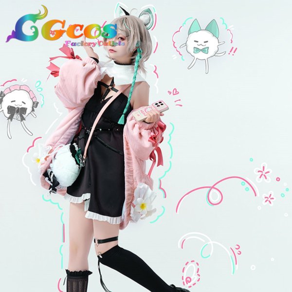 画像13: バーチャルYouTuber VTuber アザ妹 アリ コスプレ衣装 (13)