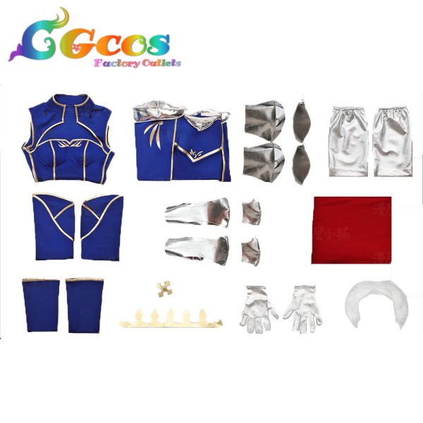 画像4: Fate/Grand Order FGO アルトリア・ペンドラゴン 霊基第三段階 コスプレ衣装 (4)