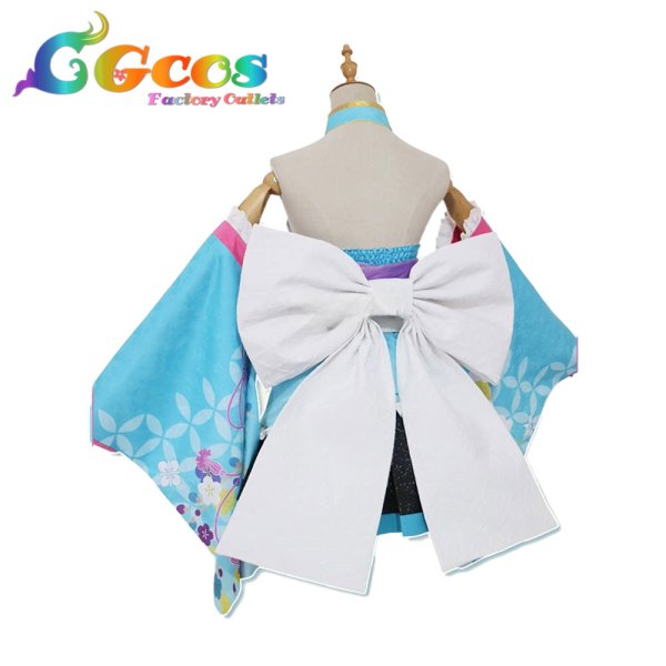 画像4: VOCALOID 初音ミク 和バニー コスプレ衣装 (4)