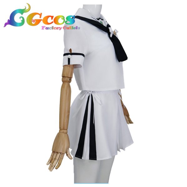 画像2: SummerPockets 鳴瀬しろは コスプレ衣装 (2)