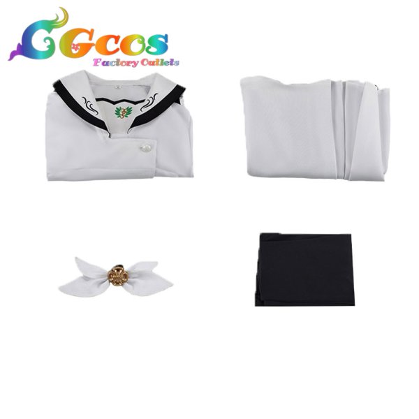 画像7: SummerPockets 鳴瀬しろは コスプレ衣装 (7)