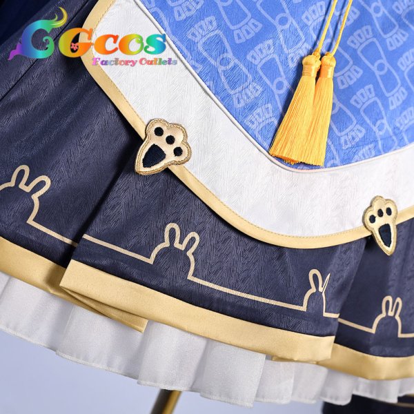 画像9: バーチャルYouTuber VTuber 兎田ぺこら ペキョンシー コスプレ衣装 (9)