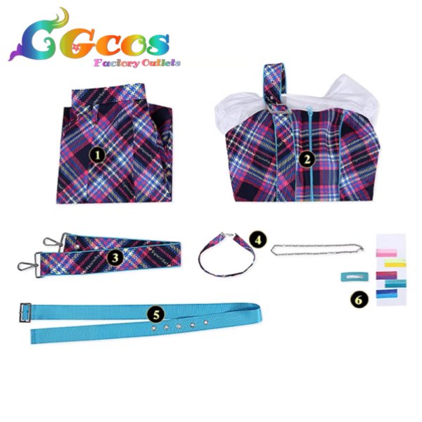 画像8: ラブライブ!スーパースター!! Liella! 若菜四季 Jellyfish 5yncri5e! 1stシングル コスプレ衣装 (8)