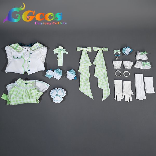 画像10: プロジェクトセカイ カラフルステージ! feat. 初音ミク 日野森雫 Sweet & Rose 4周年記念 コスプレ衣装 (10)