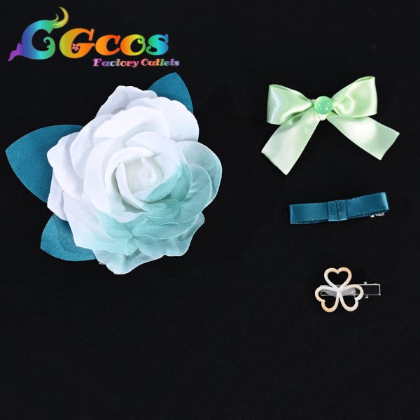 画像9: プロジェクトセカイ カラフルステージ! feat. 初音ミク 日野森雫 Sweet & Rose 4周年記念 コスプレ衣装 (9)