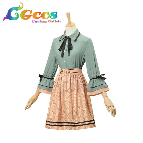 画像2: プロジェクトセカイ カラフルステージ! feat. 初音ミク 東雲絵名 Unfading wishing コスプレ衣装 (2)