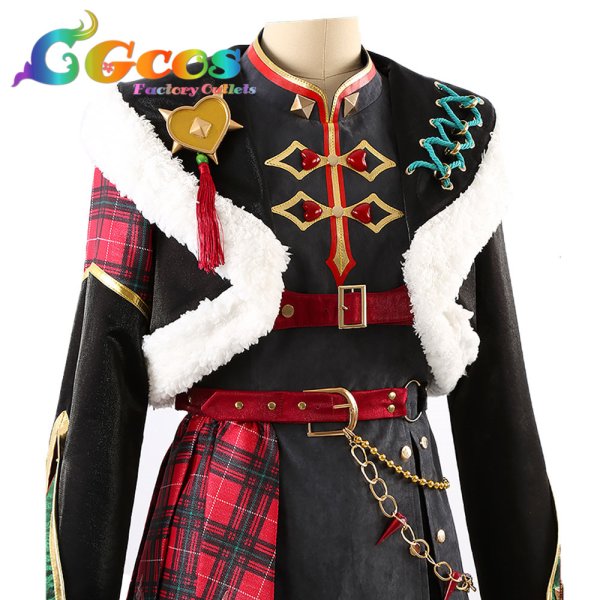 画像4: あんさんぶるスターズ! 仁兎なずな 天満光 真白友也 紫之創 OVER★飛び越せHRCN! コスプレ衣装 (4)