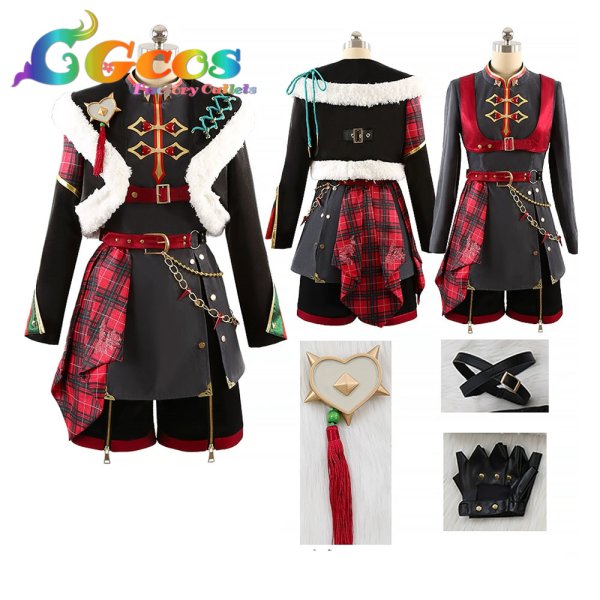 画像7: あんさんぶるスターズ! 仁兎なずな 天満光 真白友也 紫之創 OVER★飛び越せHRCN! コスプレ衣装 (7)