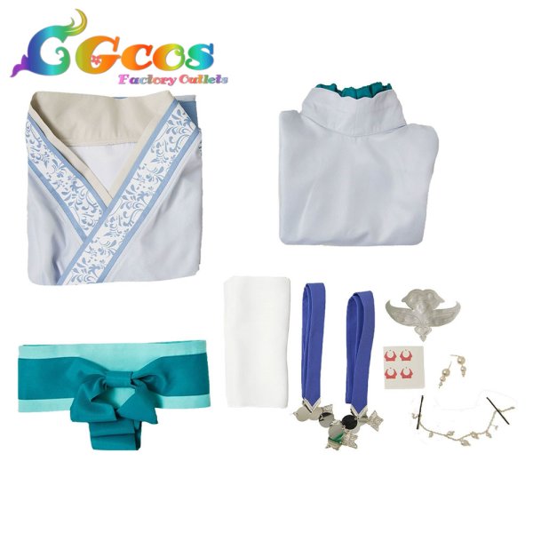 画像6: 薬屋のひとりごと 2期 壬氏 月精 コスプレ衣装 (6)