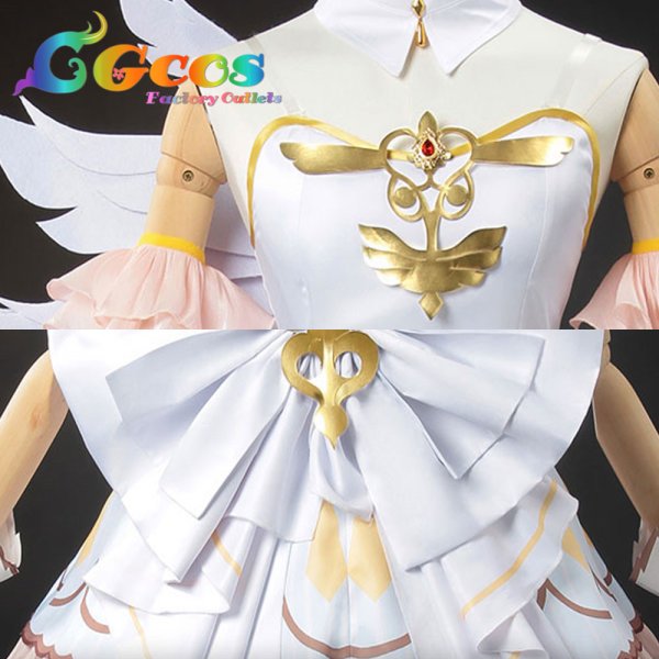 画像5: プロジェクトセカイ カラフルステージ! feat. 初音ミク 暁山瑞希 天使衣装 アイディスマイル コスプレ衣装 (5)