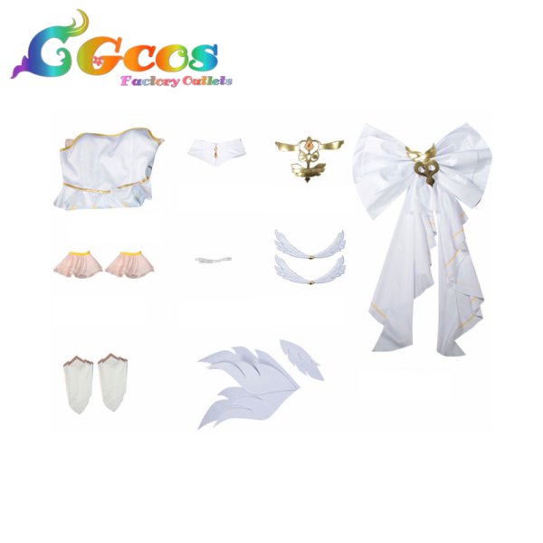 画像8: プロジェクトセカイ カラフルステージ! feat. 初音ミク 暁山瑞希 天使衣装 アイディスマイル コスプレ衣装 (8)