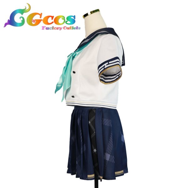 画像3: バーチャルYouTuber　VTuber　風真いろは　セーラー服　コスプレ衣装 (3)