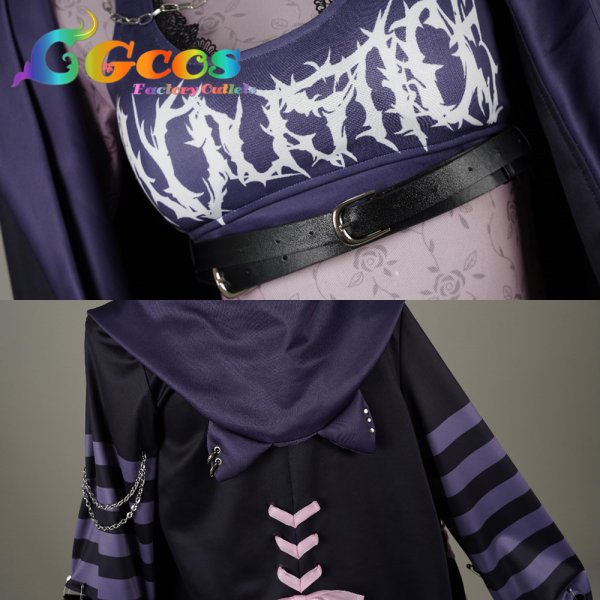 画像7: バーチャルYouTuber　VTuber　ラオーラ・パンテーラ　Gothera　コスプレ衣装 (7)