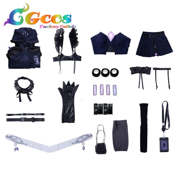 画像9: バーチャルYouTuber　Vtuber　古石ビジュー　厨二病衣装　コスプレ衣装 (9)