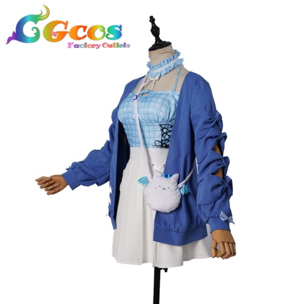 画像2: バーチャルYouTuber　VTuber　Fuwawa Abyssgard (フワワ・アビスガード)　カジュアル衣装　コスプレ衣装 (2)