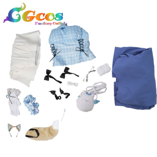 画像8: バーチャルYouTuber　VTuber　Fuwawa Abyssgard (フワワ・アビスガード)　カジュアル衣装　コスプレ衣装 (8)