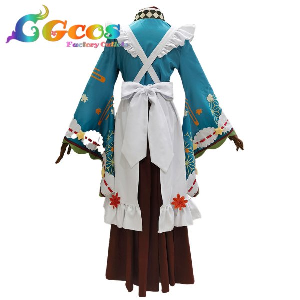 画像2: プロジェクトセカイ カラフルステージ！ feat. 初音ミク　日野森志歩　ゆかし紅葉の衣　夕景、秋風に吹かれて　コスプレ衣装 (2)