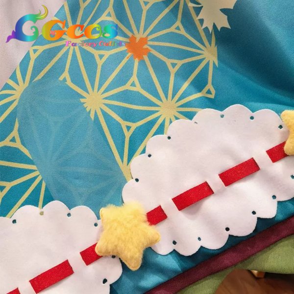 画像4: プロジェクトセカイ カラフルステージ！ feat. 初音ミク　日野森志歩　ゆかし紅葉の衣　夕景、秋風に吹かれて　コスプレ衣装 (4)