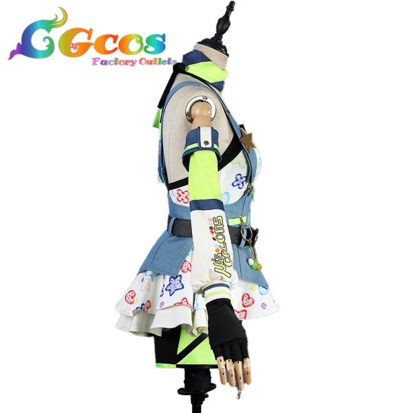 画像4: ラブライブ! School idol project　小泉花陽　クレヨン編　覚醒後　コスプレ衣装 (4)